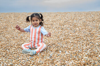 Vertical Stripe Dungarees, 3 of 4