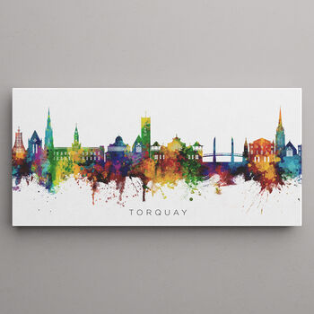 Torquay Skyline Cityscape Art Print, 2 of 12