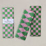 Luxury Tissue Paper Green And Pink, thumbnail 1 of 6