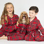 Personalised Tartan Christmas Dog Pyjamas, thumbnail 2 of 12