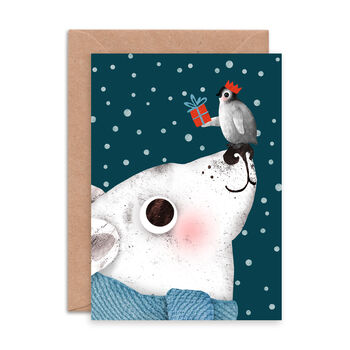 Pack Of Twelve Festive Animal Christmas Cards, 4 of 8