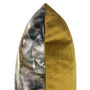 Monkey Sitting In Irises Velvet Cushion, thumbnail 6 of 8