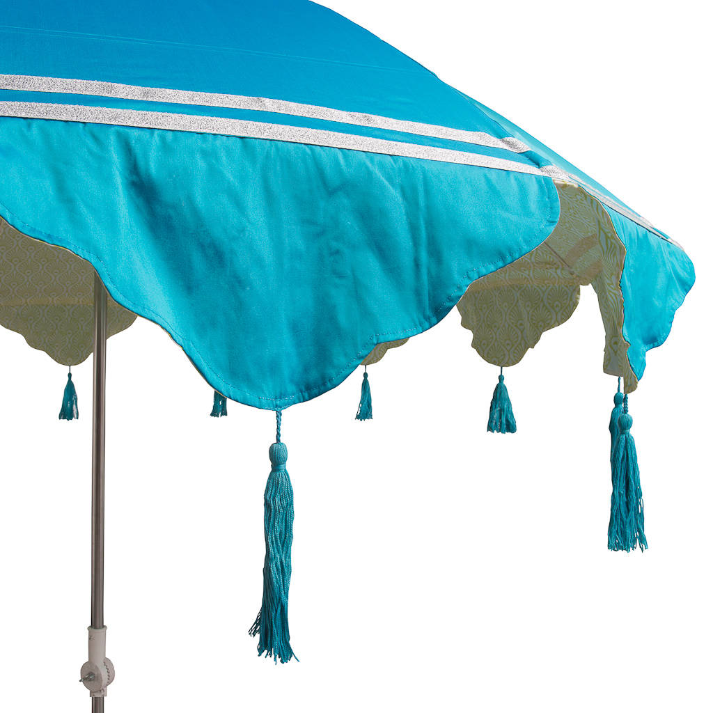 Turquoise Garden Parasol By East London Parasol Company