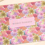 Bright Floral Desktop Weekly Planner, thumbnail 2 of 2