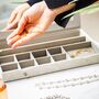 Personalised Grey Single Layer Jewellery Box, thumbnail 12 of 12