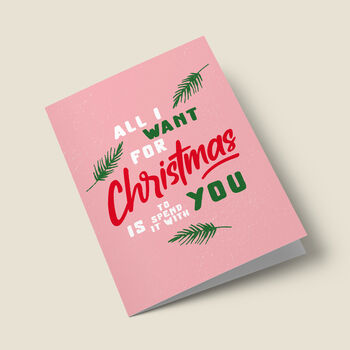'Spend It With You' Christmas Card, 3 of 4