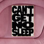 Can't Get No Sleep Print | Music Poster | Wall Art | House Music | Bold | Typographic | Wall Decor | Dj | Trance, thumbnail 1 of 7