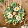Personalised Litton Floral Autumn Wreath, thumbnail 1 of 6