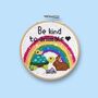 Be Kind To Animals Cross Stitch Kit, thumbnail 1 of 7