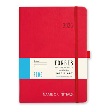 2026 Diary Forbes Classic A5 Week To View Personalised Business Gift, 2 of 12