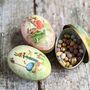 Easter Egg Paper Container Vintage Pastels, thumbnail 1 of 12