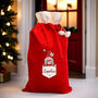 Personalised Gonk Family Red Christmas Sacks, thumbnail 5 of 7