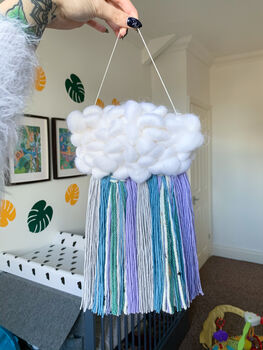 Personalised Colourful Cloud Wall Hanging, 4 of 10