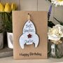 Personalised Grandson Rocket Keepsake Birthday Card, thumbnail 3 of 3