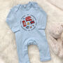 King Charles Coronation Illustrated Babygrow, thumbnail 2 of 5