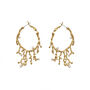 Lush Gold Plated Pearl Earrings, thumbnail 5 of 7