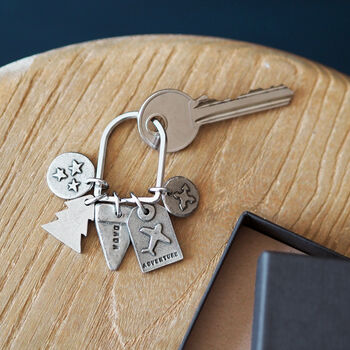 'Dada'/'Daddy' Flag Keyring Charm, 2 of 6