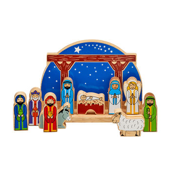 Children's Toy Starry Night Nativity Set, 2 of 2