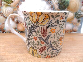 Set Of Six Mugs In William Morris Flora Design, 9 of 9