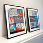 Set Of Two Cycling Art Prints, French Cycling Terms, thumbnail 2 of 9