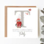 Personalised Penguin Splatter Christmas Card, thumbnail 1 of 3