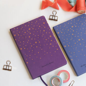 Foiled Stars Personalised Notebook, 5 of 10