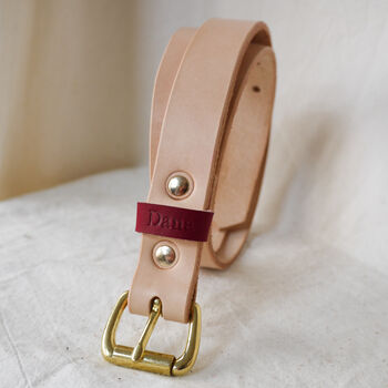 Custom Leather Belt, 6 of 12