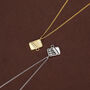 Sterling Silver Tiny Sardine Tin Necklace, thumbnail 5 of 12
