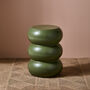 Essie Curvy Side Table In Olive, thumbnail 3 of 5