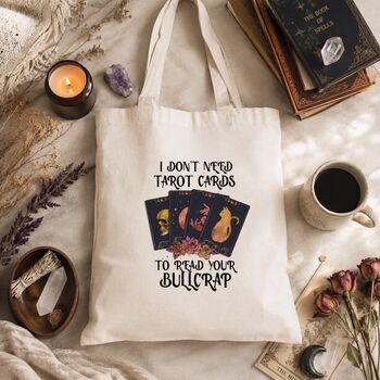 Funny Tarot Card Tote Bag Gift, 3 of 6