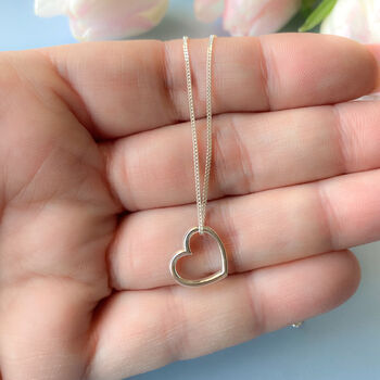 Valentine's Gift Silver Heart Pendent In Gift Tin, 3 of 10