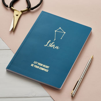 Personalised Star Sign Constellation Notebook, 6 of 12