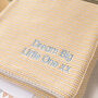 Baby Unisex Mini Stripe Yellow And Grey Baby Blanket, thumbnail 2 of 7