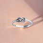 Sterling Silver Infinity Knot Ring, thumbnail 3 of 7