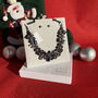 Christmas Party Black Nickel Tone Necklace Set, thumbnail 1 of 3