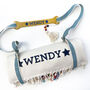Personalised Soft Cotton Towel And Carrier Strap, Graduation Gift, thumbnail 8 of 12