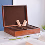Personalised Mens Leather Storage Box, thumbnail 9 of 12