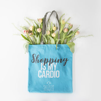'Shopping is my cardio' Tote Bag, 2 of 4