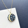 Moon And Star Necklace Pendant, thumbnail 2 of 6