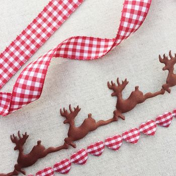 Reindeer And Plaid Ribbon Collection, 2 of 8