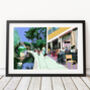 Towpath Cafe, Islington, North London Art Print, thumbnail 1 of 2