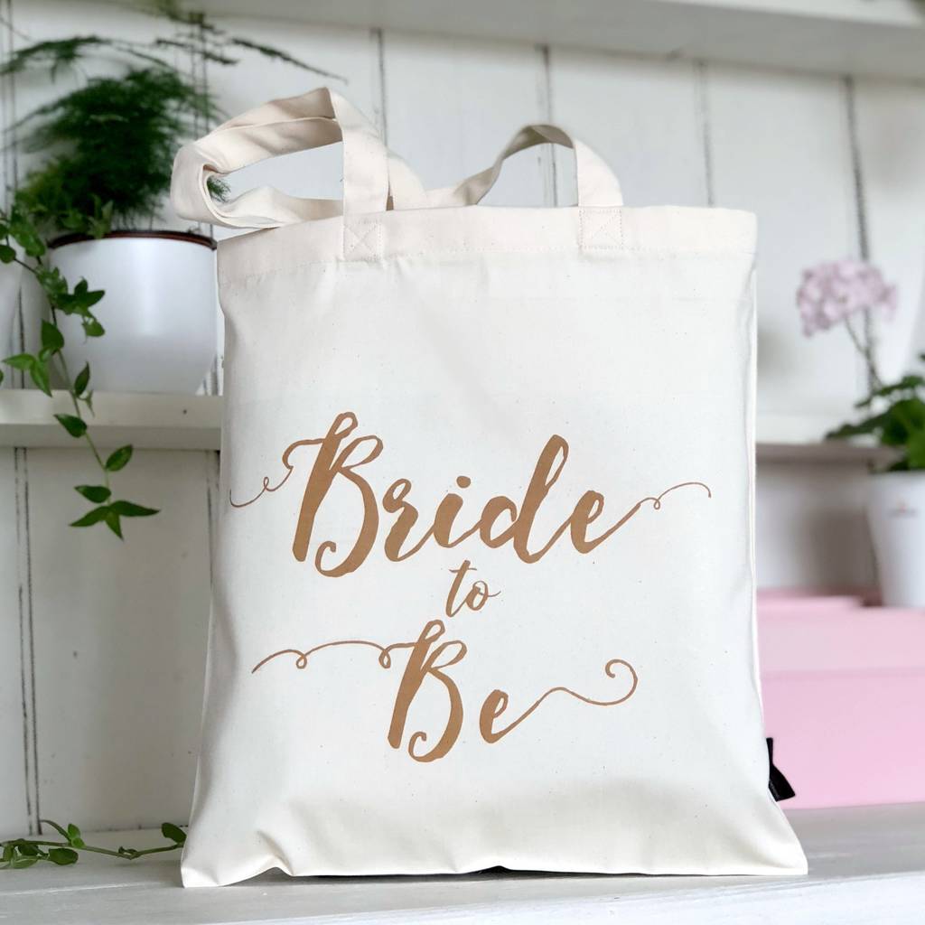 'bride to be' wedding tote bag by kelly connor designs
