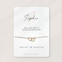 Personalised Bridesmaid Proposal Gift Will You Be My Bridesmaid Card Bracelet Gift, thumbnail 6 of 9