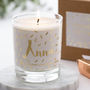 Personalised Gold Foil Scented Candle, thumbnail 2 of 5