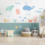 Under The Sea Fabric Wall Stickers, thumbnail 1 of 4