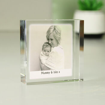 Personalised Photo Christening Crystal Token, 2 of 2