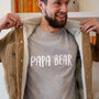 'Papa Bear' Men's T Shirt, thumbnail 1 of 12