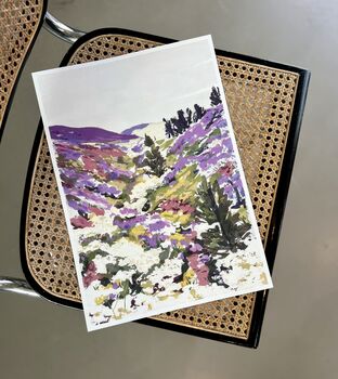 Lavender Hills Giclee Fine Art Print A3, 2 of 7