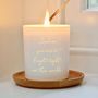 Personalised 'You Are A Bright Light' Candle, thumbnail 1 of 4