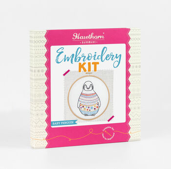 Baby Penguin Embroidery Kit, 2 of 7